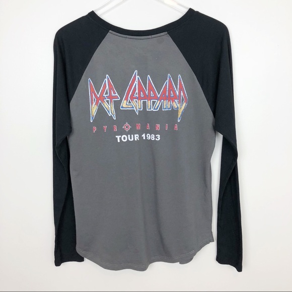 Daydreamer | Def Leppard Tour Band Tee Raglan New - Picture 3 of 7